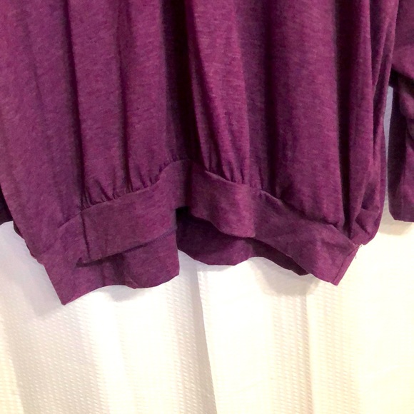 Zanzea Long Sleeve Purple V-Neck women’s Blouse - Picture 4 of 5